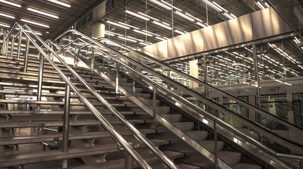 Escaliers et passerelles métalliques